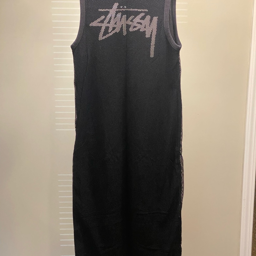 Stussy Black Mesh Women's Dress